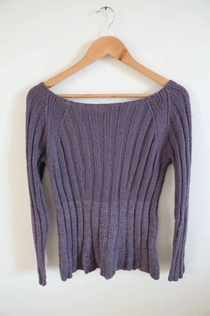 C41 ensemble pull violet Adolfo Dominguez L - photo numéro 3