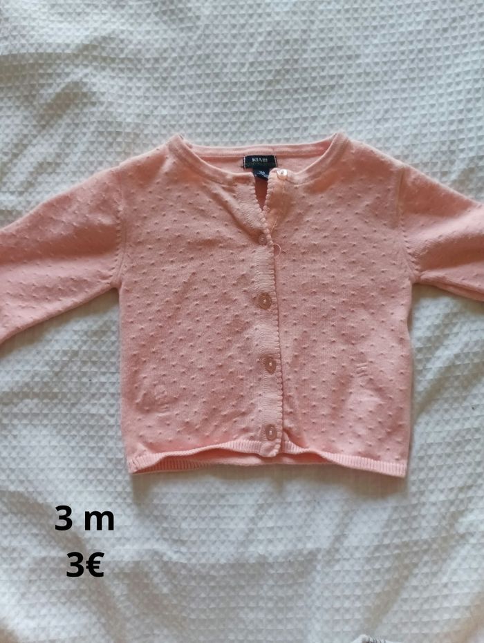 Gilet à boutons corail