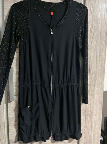 Robe  Miss Captain  M  38 noire  manches longues