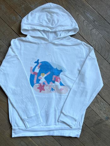 Sweat blanc Petit Bateau 8 ans