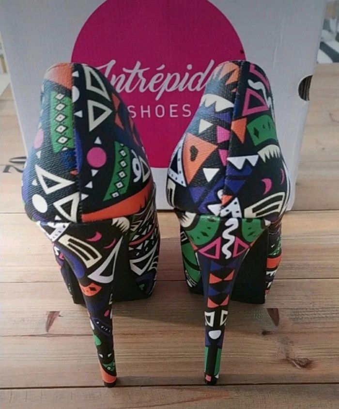 Magnifiques escarpins plateforme faits main 🇫🇷✨ - photo numéro 5