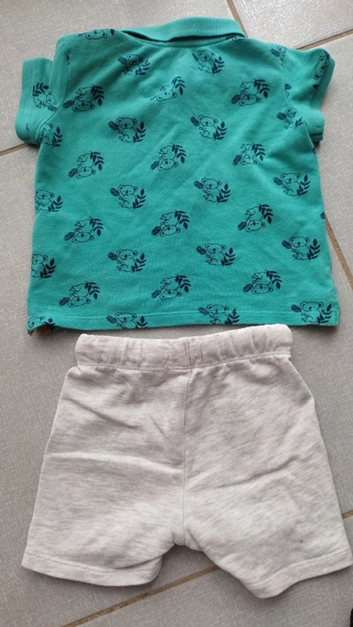 Ensemble polo MC / short In extenso T.80 cm - photo numéro 2