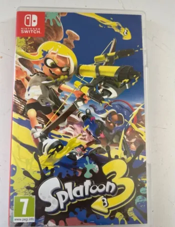 Jeux switch splatoon 3