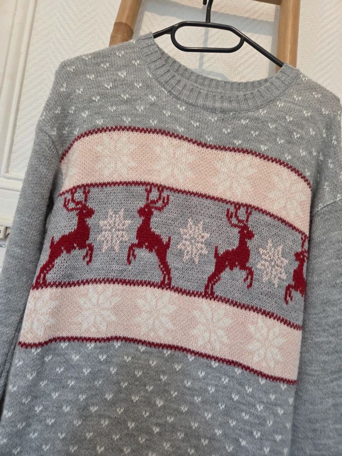 Robe pull grise noel - photo numéro 2