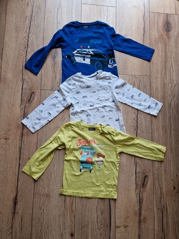3 t-shirts manches longues 3 ans