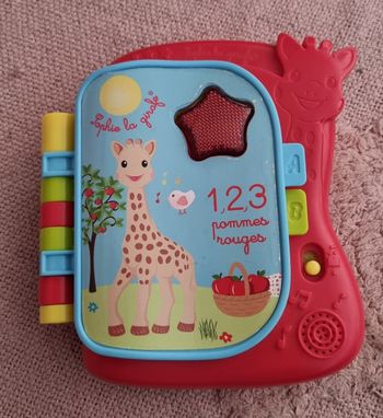 Livre mucical sophie la girafe 
