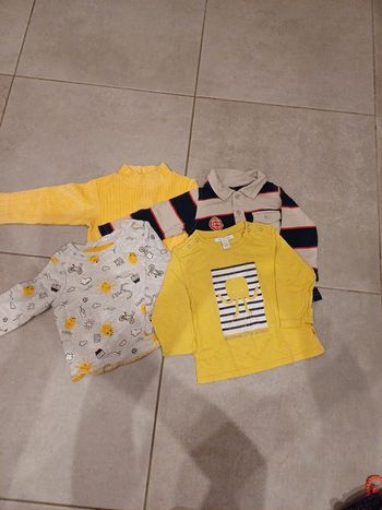 Lot de 4 tee-shirt ML