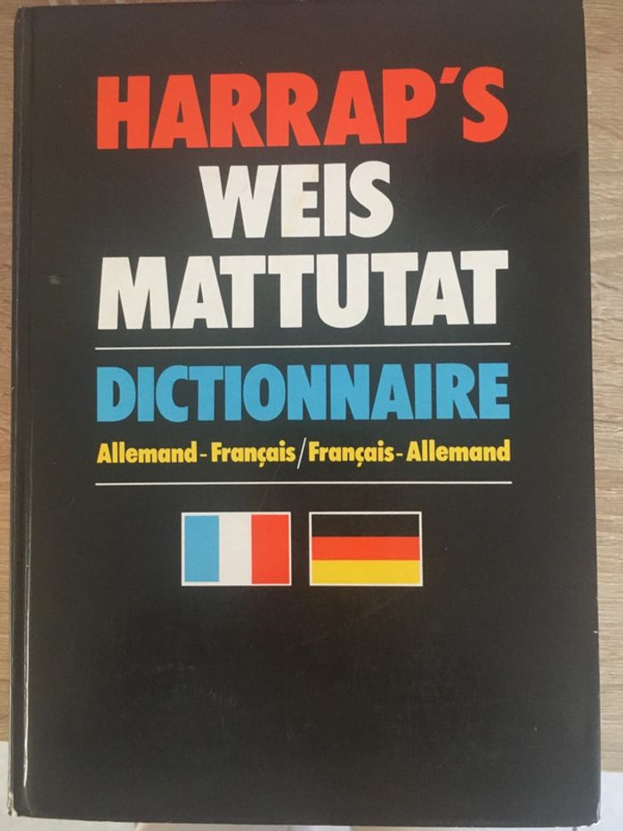 Vend dictionnaire français allemand
