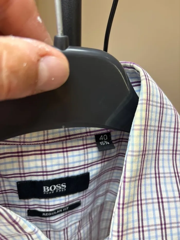 Chemise à manche longue pour homme Hugo Boss taille 40 15 3/4 - photo numéro 3