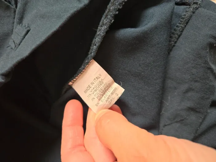 Lot de 2 pantalons bleu raille 46 - photo numéro 3
