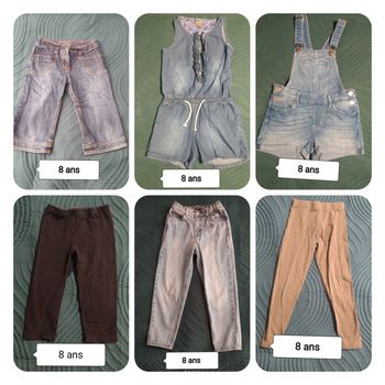 Lot vêtements fille 8 ans