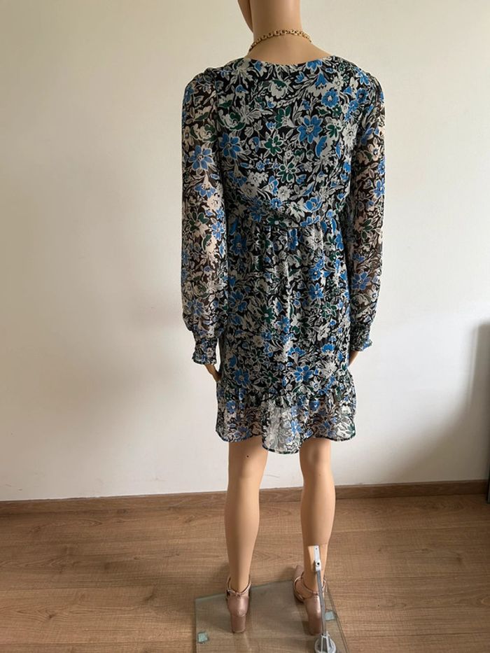Robe imprimée fleurie à manches longues Naf Naf taille 40 jamais portée - photo numéro 10