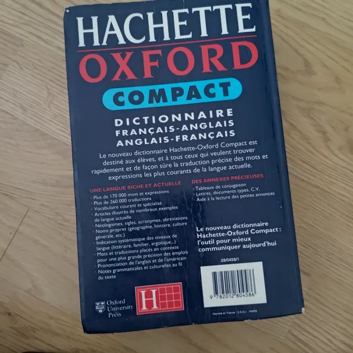 Hachette oxford compact français anglais - photo numéro 3