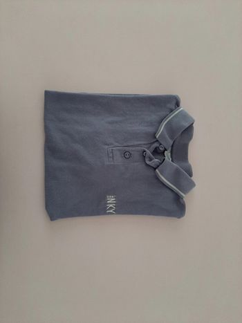 Polo mauve grisé  garçon taille 12ans