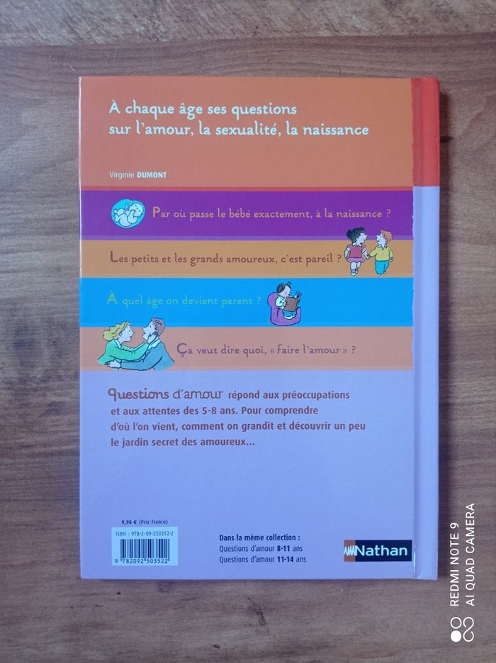 Livre éducatif enfant, Questions d'amour 5-8 ans, Éditions Nathan - photo numéro 5