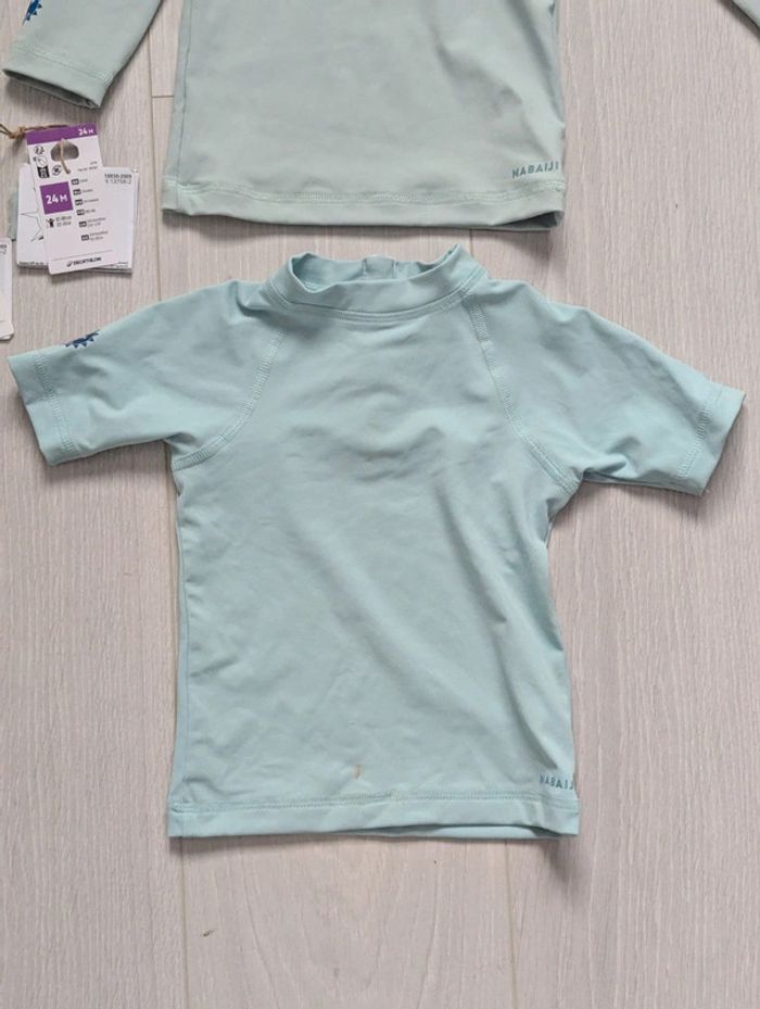 Lot 2 t-shirt de bain Anti uv 50+ - photo numéro 3