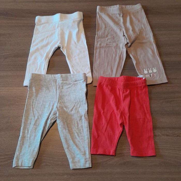 Lot 3 leggings + 1 pantacourt