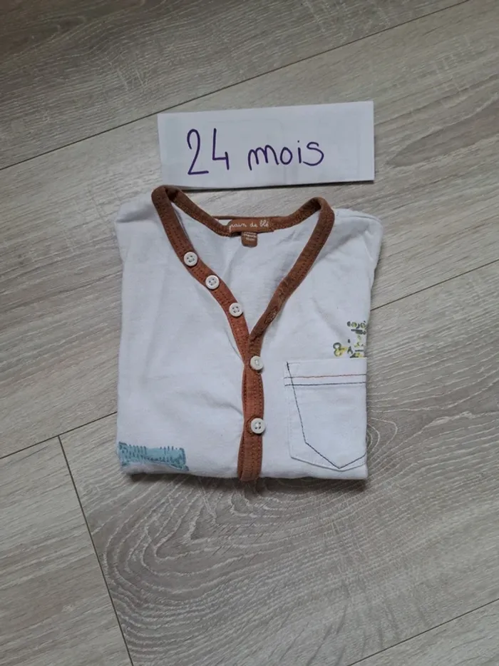 T-shirt manches longues 24 mois - photo numéro 3