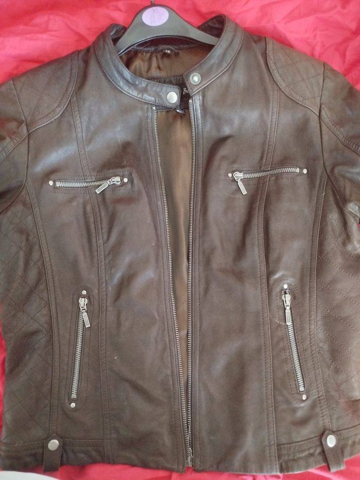 Veste en cuir femme - photo numéro 3