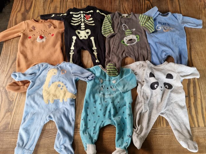Lot pyjamas 3 mois