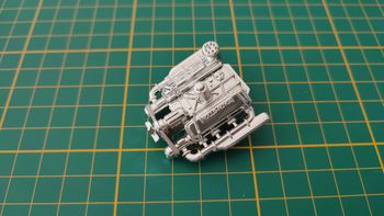 Partie moteur pièce détachée miniature Rolls-Royce Camargue Burago BBurago 1/22 1/22e 1/22eme #B58