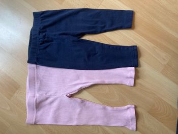 lot de 2 leggings bébé 9/12 mois