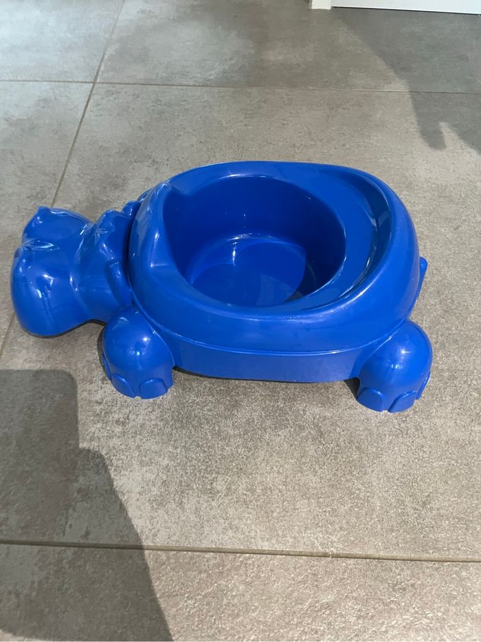 Pot hippopotame bleu - photo numéro 2