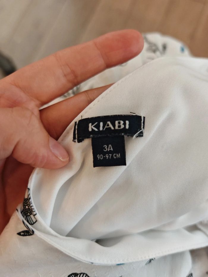 Robe d'été blanche à fleurs 3 ans - photo numéro 3