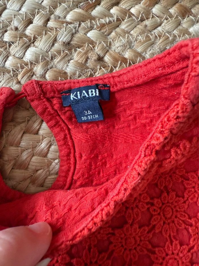 Robe rouge - Kiabi - taille 36 mois - photo numéro 2