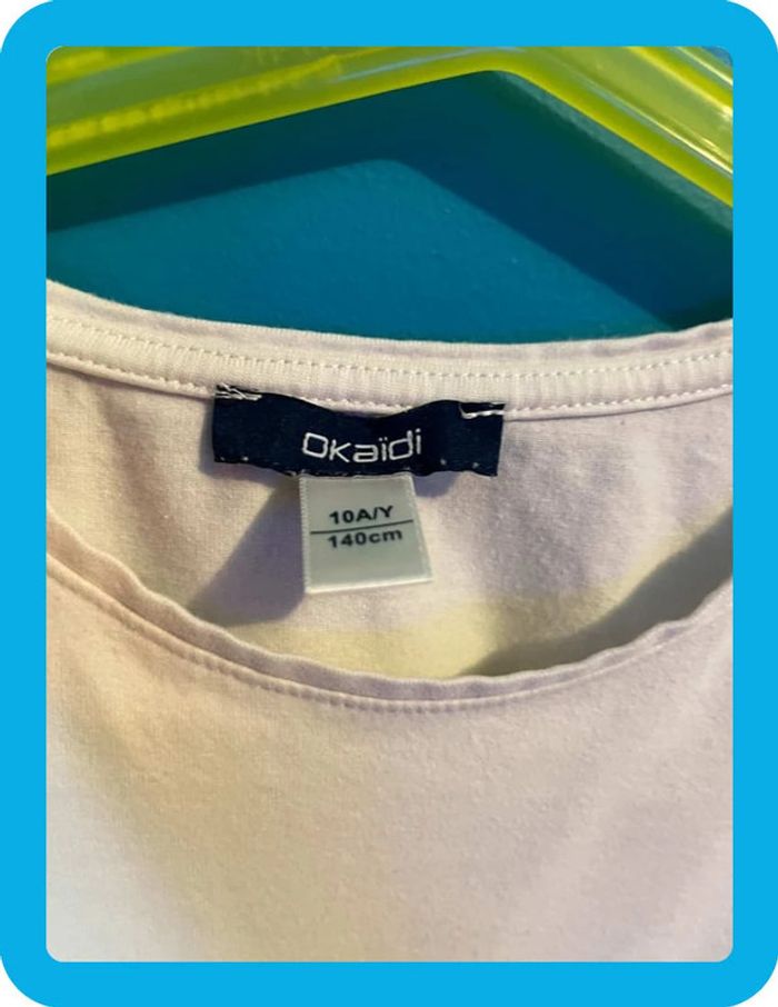 Joli t-shirt manches longues 10 ans okaïdi - photo numéro 3