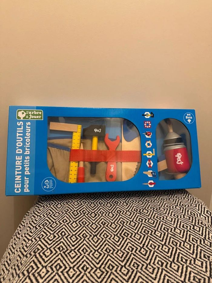 Jeujura - Ceinture d’outils pour petits bricoleurs - 3 ans et plus