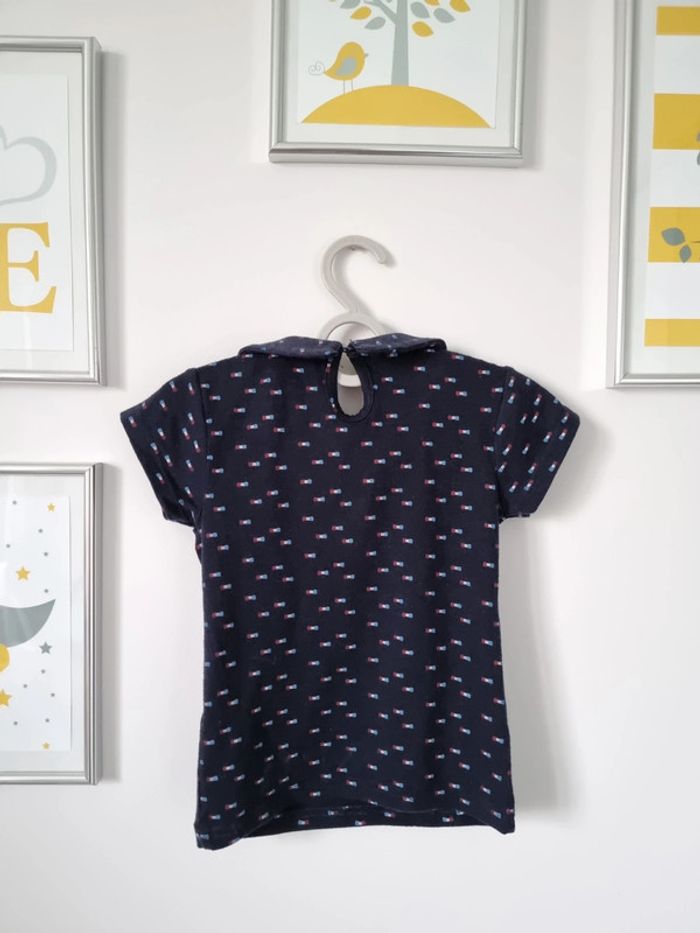 T shirt col claudine Charlie et prune taille 4ans - photo numéro 2