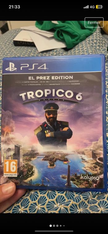 Jeu ps4 Tropico
