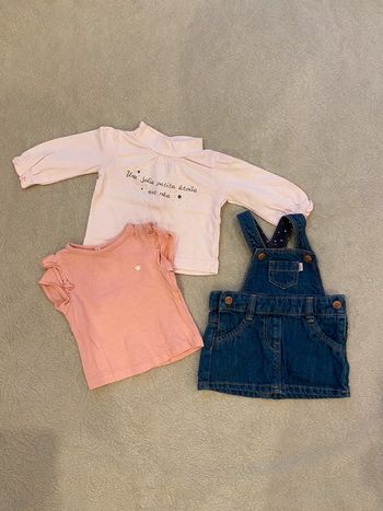 Ensemble bébé fille 1 mois
