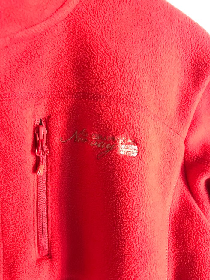 Veste polaire rouge Géographical Norway taille 3 - photo numéro 2