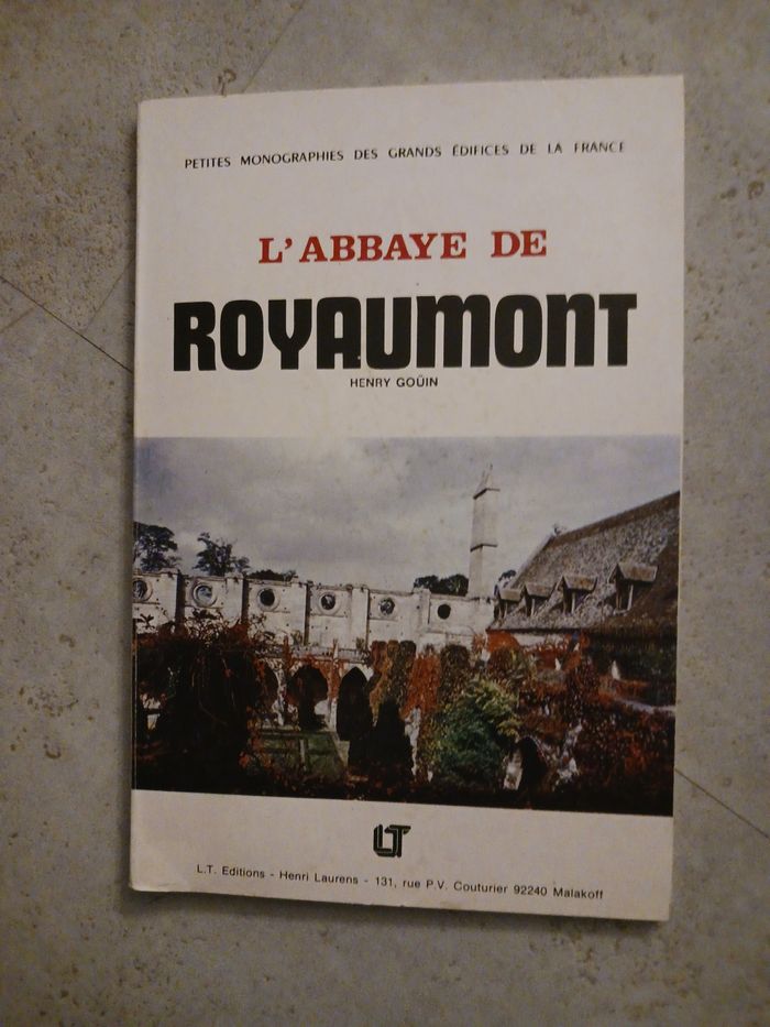 livre l'abbaye de royaumont
