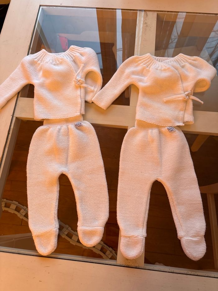 Lot de 9 pyjamas hiver + 11 vêtements - taille 1 mois - photo numéro 3