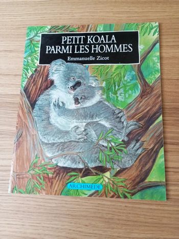 Livre petit koala parmi les hommes