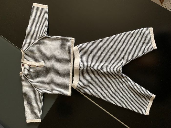 Ensemble marinière Bout’chou 3 mois - photo numéro 2