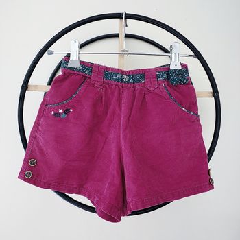 8 ans short côtelé sergent major