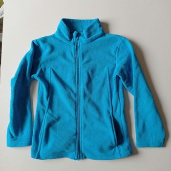 Polaire bleue 6 ans