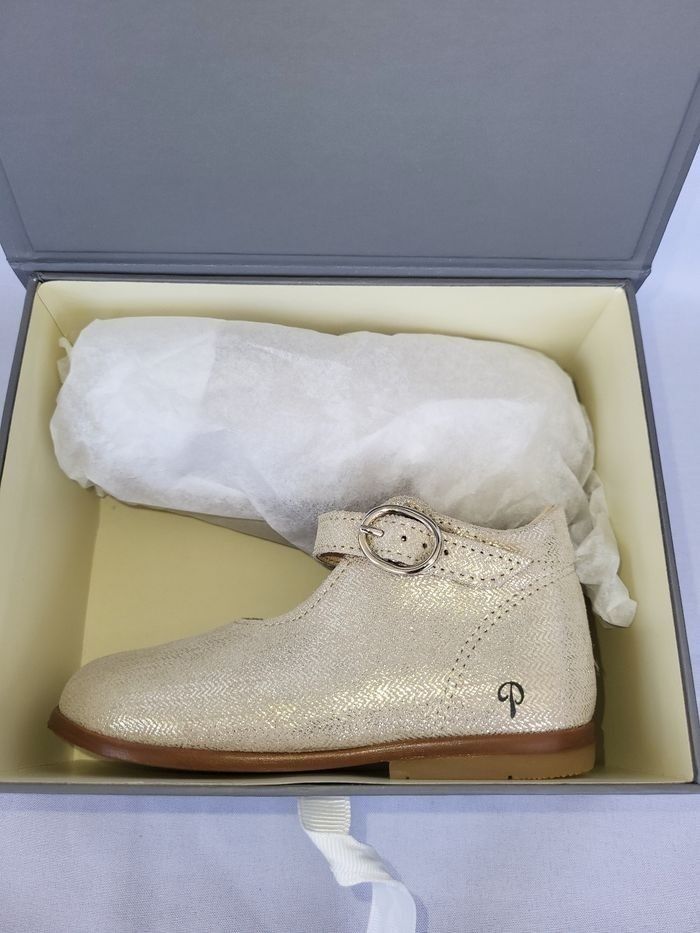 Chaussures en cuir irisé or Point 22 Made in France 🇨🇵 - photo numéro 5
