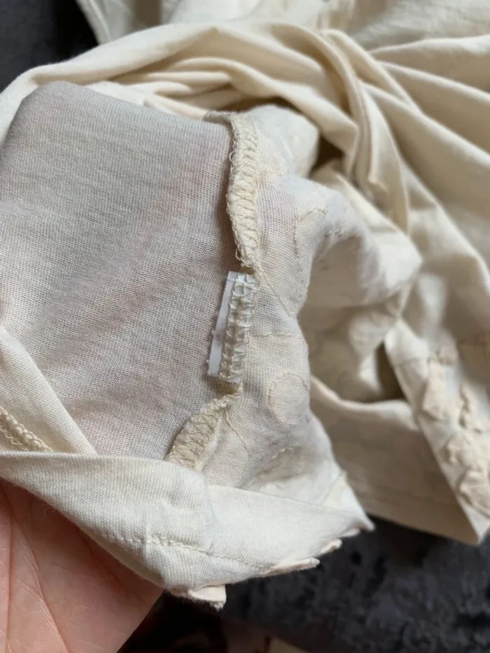T-shirt texturé beige Zara taille M - photo numéro 11