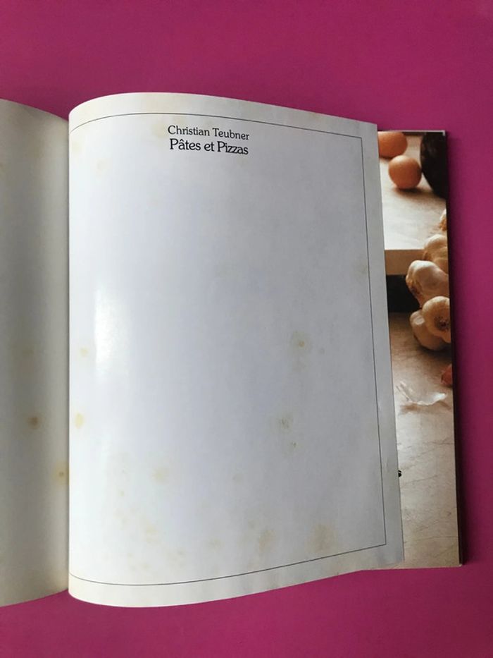 Livre de cuisine « Pâtes et pizzas » - photo numéro 3