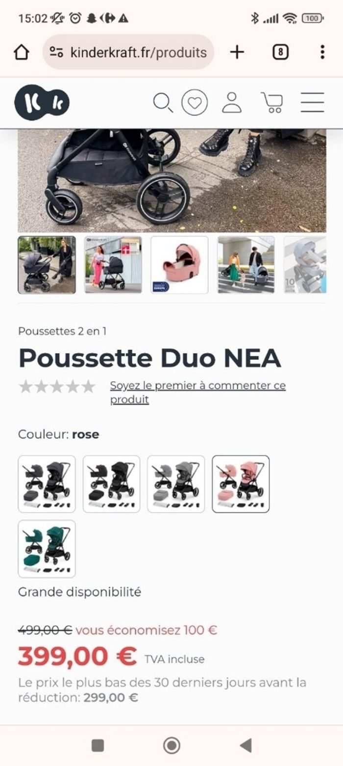 Poussette kinderkraft - photo numéro 7