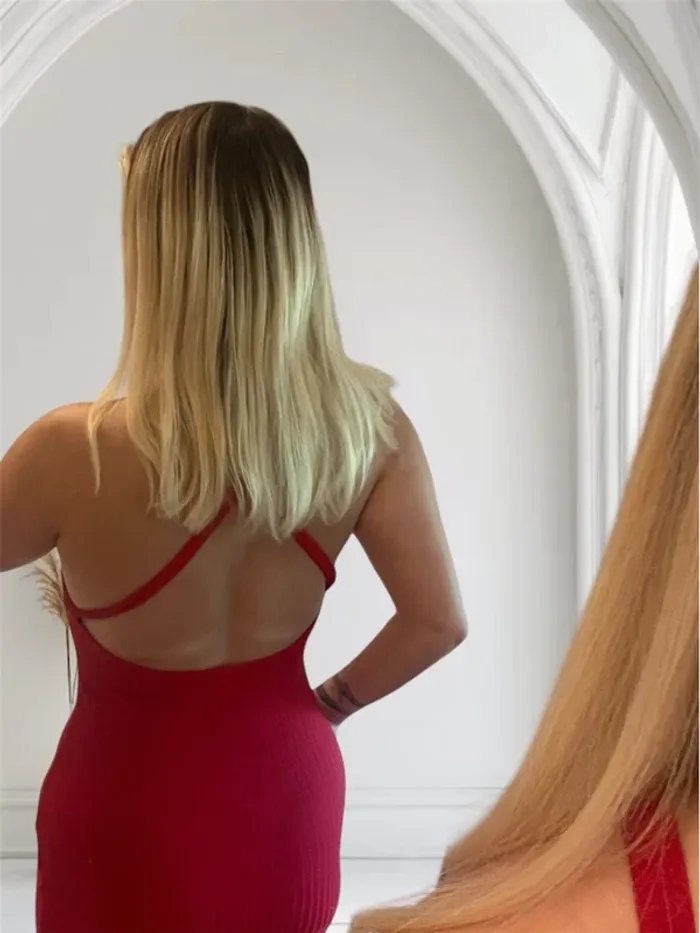 robe rouge shein - photo numéro 4