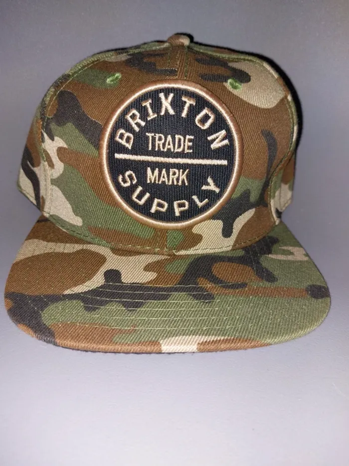 Casquette US snapback Brixton militaire neuve