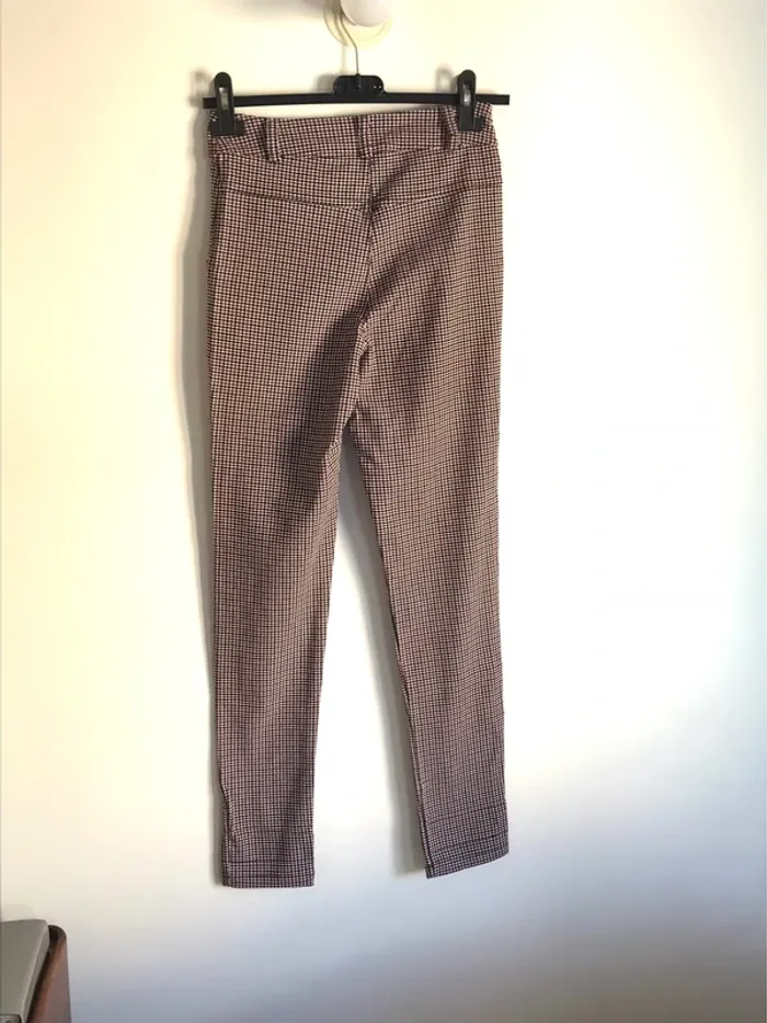 Pantalon très strech pied de poule taille 34/36 - photo numéro 8