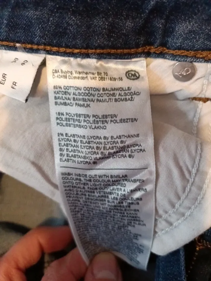 Bermuda jean taille 38 - photo numéro 4