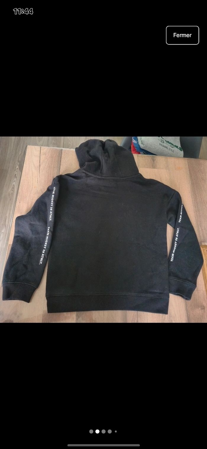 Sweat a capuche Mickey garçon 8 ans - photo numéro 2